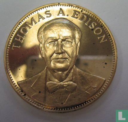 USA  Gallery of Great Americans - Thomas, A. Edison (Proof)  1970 - Bild 2