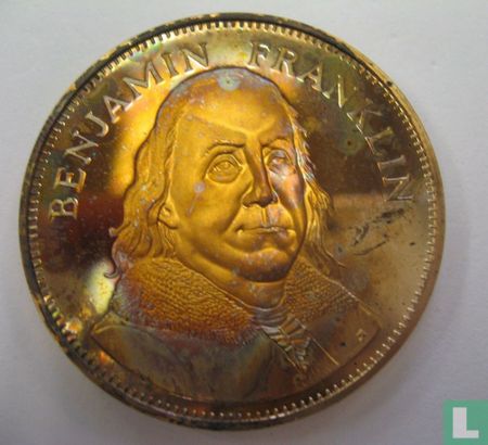 USA  Gallery of Great Americans - Ben. Franklin (Proof)  1971 - Image 2
