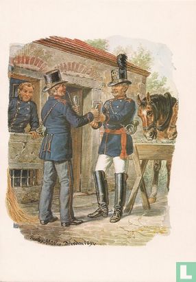 Postaljon Postbezorgers 1871 - Afbeelding 1