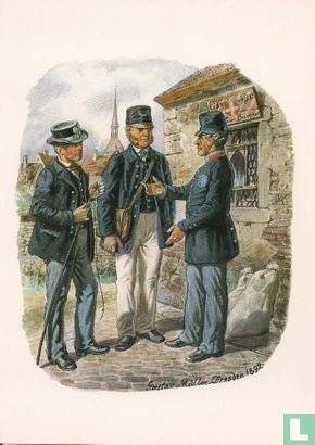 Postaljon Postbezorgers 1891 - Afbeelding 1