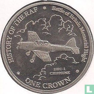 Gibraltar 1 crown 2007 "Battle of Britain memorial flight - DHC 1 Chipmunk" - Image 2