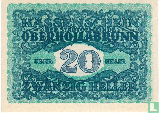 Oberhollabrunn 20 Heller 1920 - Afbeelding 1