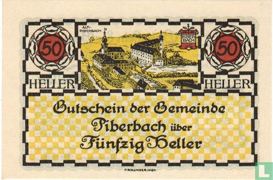 Piberbach 50 Heller 1920 - Image 2