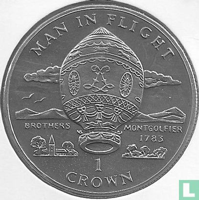 Man 1 crown 1995 "Montgolfier Brothers balloon" - Afbeelding 2