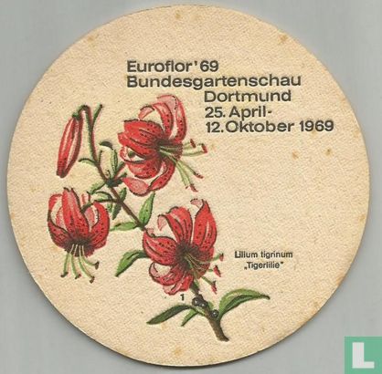 01 Euroflor '69 Bundesgartenschau Dortmund 1969 - Tigerlilie / Dortmunder Kronen - Afbeelding 1