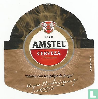 Amstel malta con un golpe de fuego - Afbeelding 1