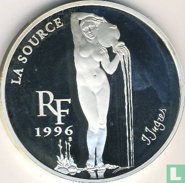 France 10 francs / 1½ euro 1996 (PROOF) "La source" - Image 1
