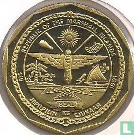 Marshalleilanden 10 dollars 1991 (PROOFLIKE) "Lancaster" - Afbeelding 1