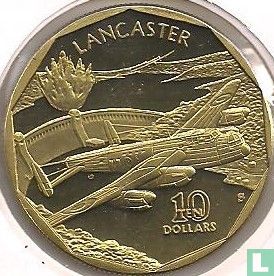 Marshalleilanden 10 dollars 1991 (PROOFLIKE) "Lancaster" - Afbeelding 2