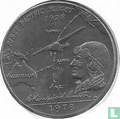 Samoa 1 tala 1978 "50th anniversary First transpacific flight" - Afbeelding 1