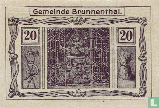Brunnenthal 20 Heller 1920 - Image 1