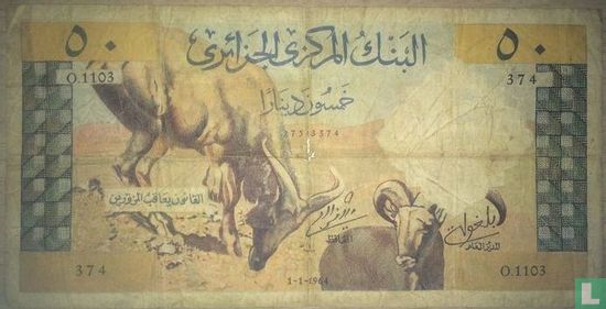 Algérie 50 Dinars  - Image 1