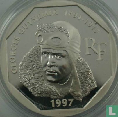 Frankreich 100 Franc 1997 (PP) "80th anniversary of the death of Georges Guynemer" - Bild 1