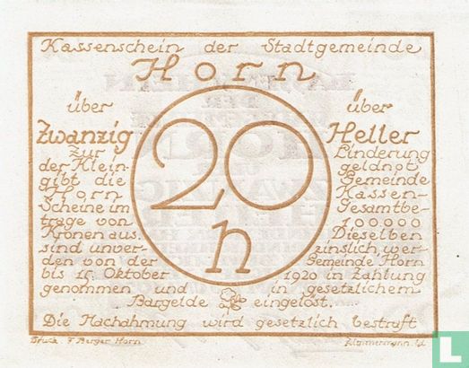 Horn 20 Heller 1920 - Image 2