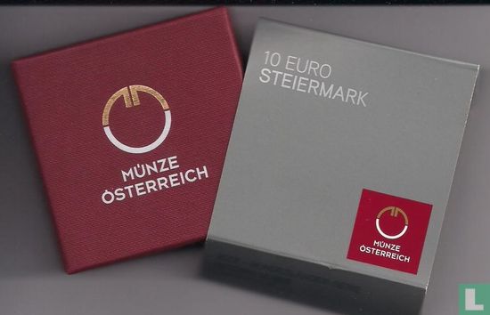 Austria 10 euro 2012 (PROOF) "Steiermark" - Image 3