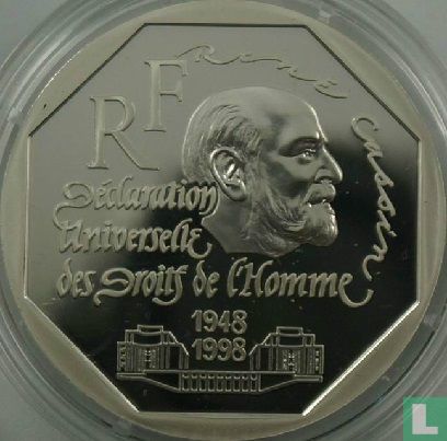 Frankrijk 100 francs 1998 (PROOF) "50th anniversary of the Universal Declaration of Human Rights" - Afbeelding 2