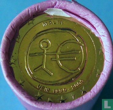 Malte 2 euro 2009 (rouleau) "10th anniversary of the European Monetary Union" - Image 1