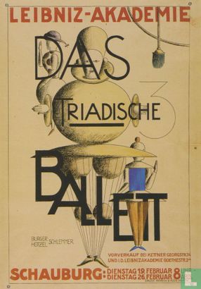 Das Triadische Ballett, Leibniz-Akademie, 1924 - Afbeelding 1