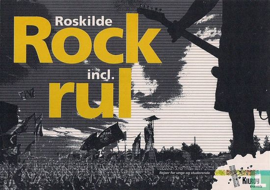 01923 - Kilroy travels "Roskilde Rock incl. Rul" - Afbeelding 1