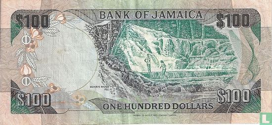 Jamaica 100 Dollars 1994 - Afbeelding 2