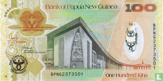 Papoea-Nieuw-Guinea 100 Kina  - Afbeelding 1