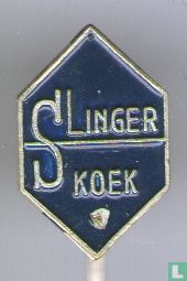 Slinger koek (zeshoekig) [donkerblauw]