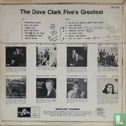The Dave Clark Five's Greatest - Afbeelding 2