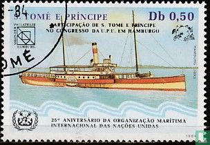 Old ships, with overprint