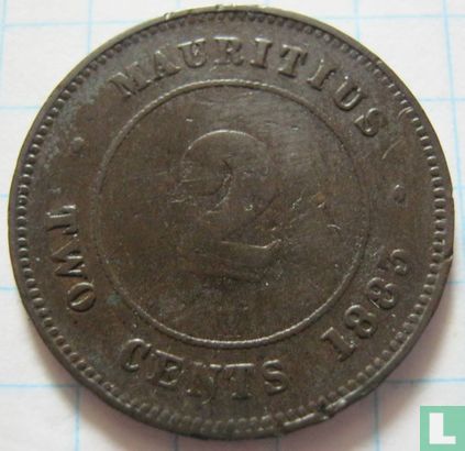 Mauritius 2 cent 1883 - Afbeelding 1
