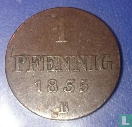 Hanovre 1 pfennig 1835 (B) - Image 1