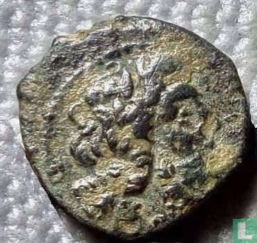 Seleucidische Rijk  AE19  (Demetrius II, Nikator; 2nd reign)  130-125 BCE - Image 2