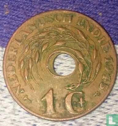 Nederlands-Indië 1 cent 1945 (P - Misslag) - Afbeelding 1