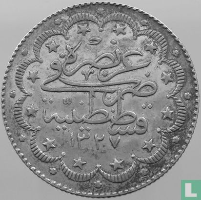 Ottomaanse Rijk 10 kurus AH1327-2 (1910 - type 1) - Afbeelding 1