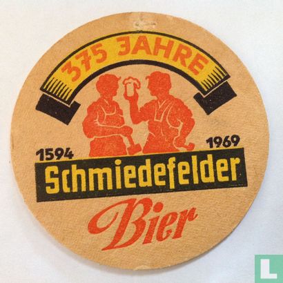 375 Jahre Schmiedefelder Bier / 20 Jahre DDR - Afbeelding 1