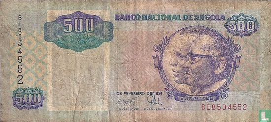 Angola 500 Kwanzas 1991 - Afbeelding 1