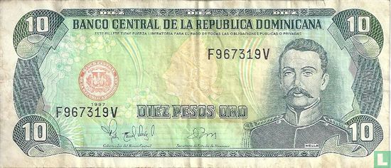 Dominicaanse Republiek 10 Pesos Oro 1997 - Afbeelding 1