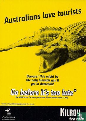 CC122 - Kilroy Travels "Australiens love tourists" - Bild 1