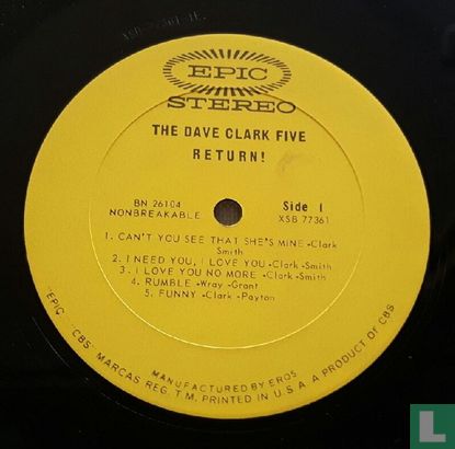 The Dave Clark Five Return! - Afbeelding 3