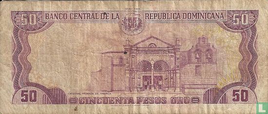 Dominican Republic 50 Pesos Oro 1991 - Image 2