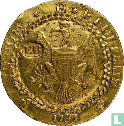 USA  Brasher Doubloon (wing replica)  1787 - Image 1