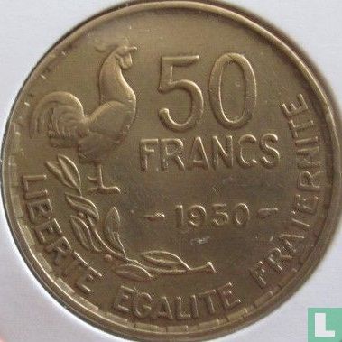 France 50 francs 1950 (without B) - Image 1