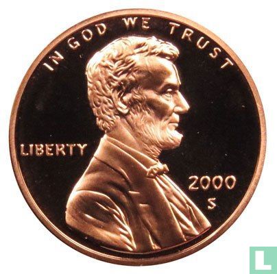 United States 1 cent 2000 (PROOF) - Image 1