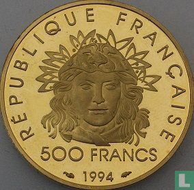 Frankreich 500 Franc 1994 (PP) "1996 Summer Olympics in Atlanta" - Bild 1