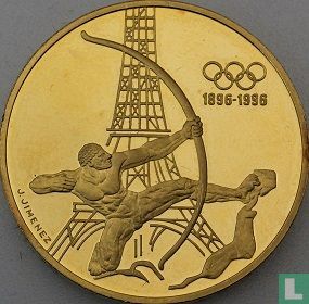 France 500 francs 1994 (PROOF) "1996 Summer Olympics in Atlanta" - Image 2