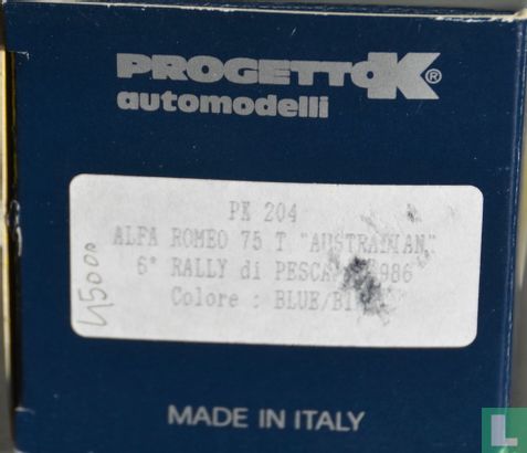 Alfa Romeo 75 Turbo 'Australian' - Image 2