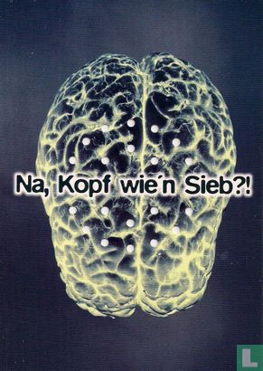 B01009 - hybyte "Na, Kopf wie' n Sieb ?!" - Afbeelding 1