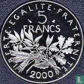 Frankrijk 5 francs 2000 (PROOF) - Afbeelding 1