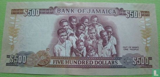 Jamaïque 500 Dollars 2012 - Image 2
