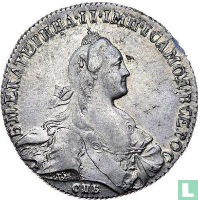 Russland 1 Rubel 1766 (CIIB AIII) - Bild 2