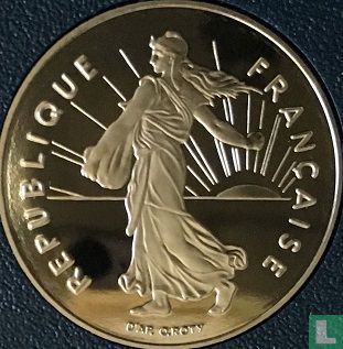 Frankrijk 5 francs 1991 (PROOF) - Afbeelding 2